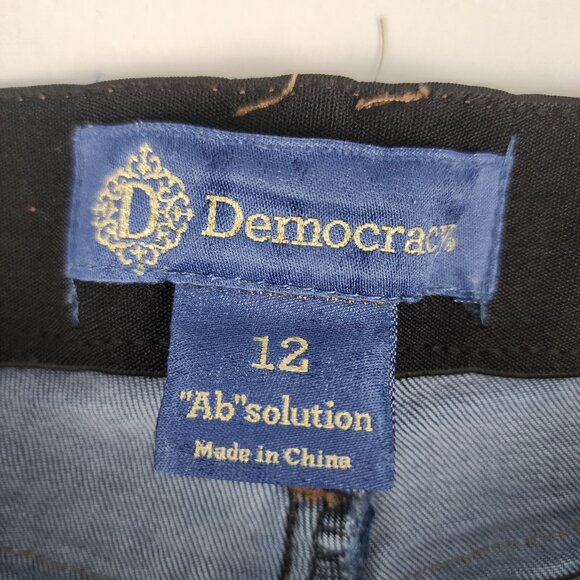 Democracy Jeans Womens 12 Blue AB Solution Ankle Length Skinny (32x27) B1721W5EH - Picture 4 of 10